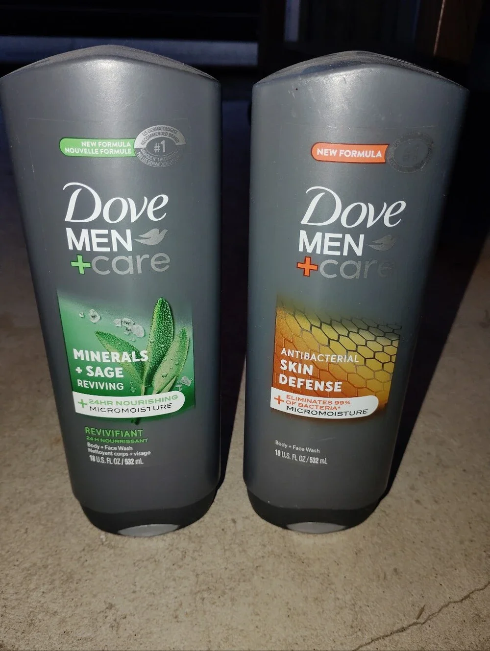 Dove men's care body wash Set Of Two Brand New